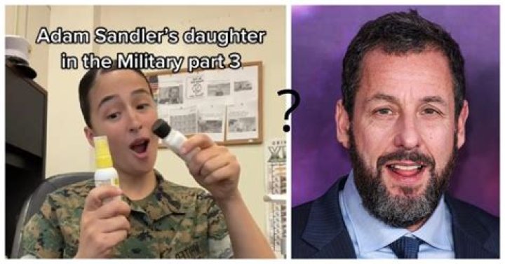 Adam Sandler Daughter Military