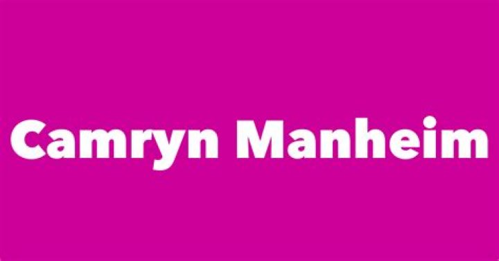 Uncover The Truth: Camryn Manheim's Spouse Revealed