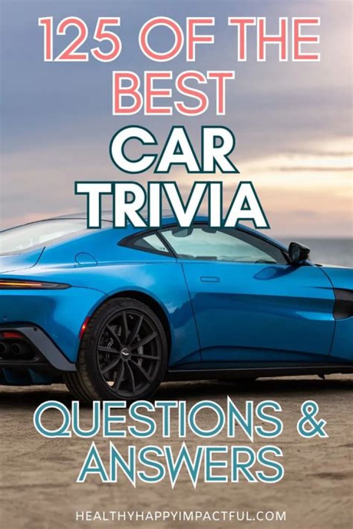 Funny Car Trivia