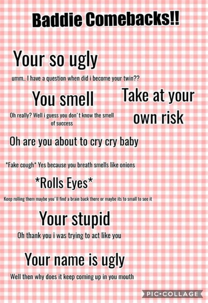 Good Comebacks For Men