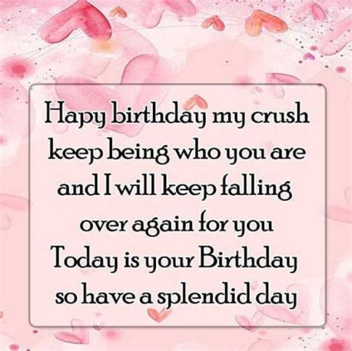 Happy Birthday Message To Crush