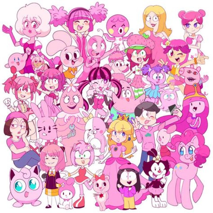 Iconic Pink Characters