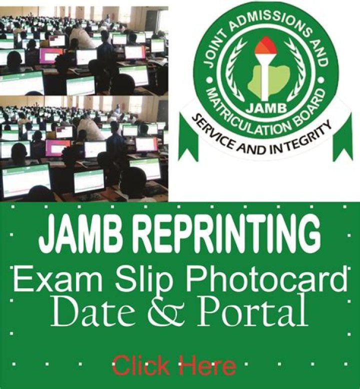 Jamb Reprinting