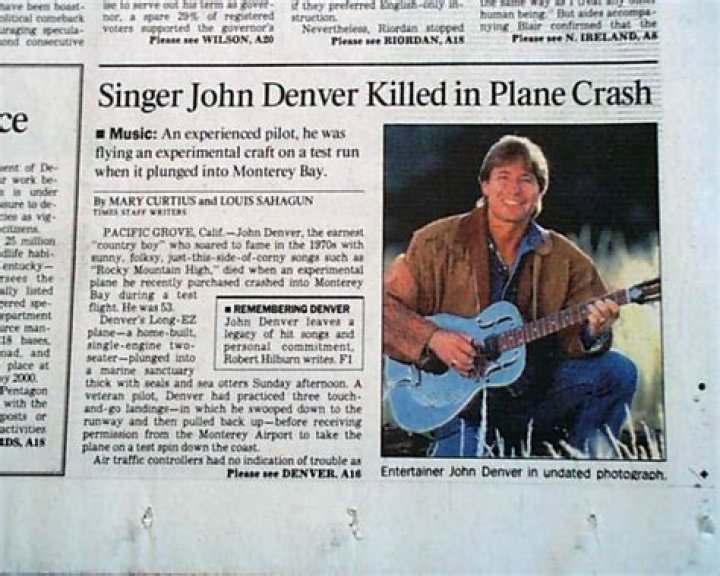 The Untimely Death Of John Denver