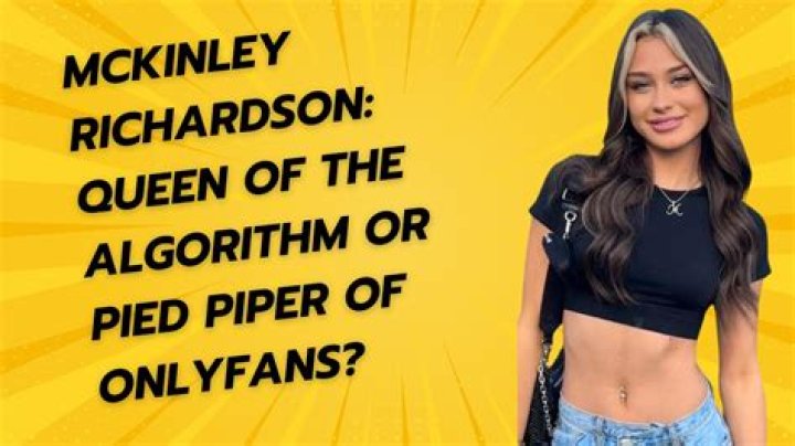 McKinley Richardson's Leaked OnlyFans Scandal: Behind The Scenes