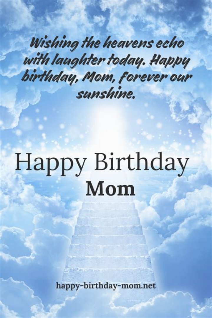 Mom Heavenly Birthday Wishes