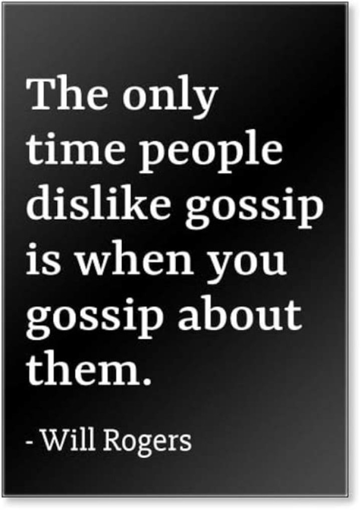 Quotes For People Who Gossip