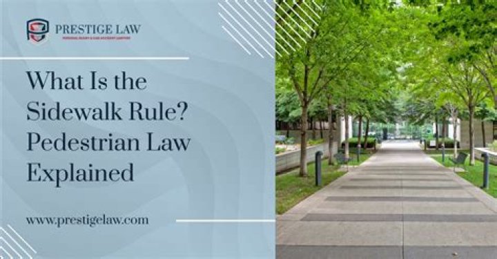 What Is The Sidewalk Rule